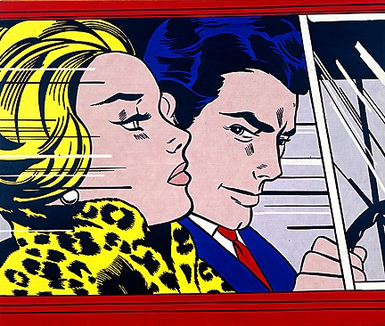 POP In the Car, Roy Lichtenstein 1963